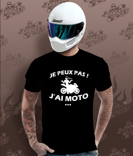 T-shirt fun moto