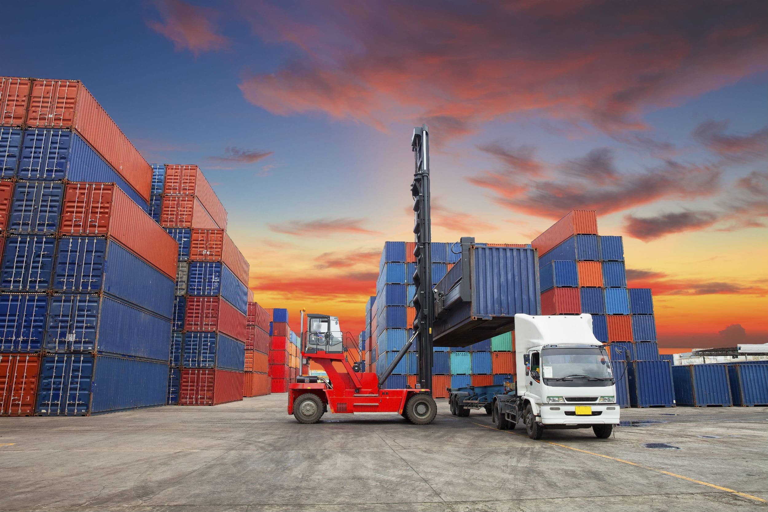 engins conteneur port