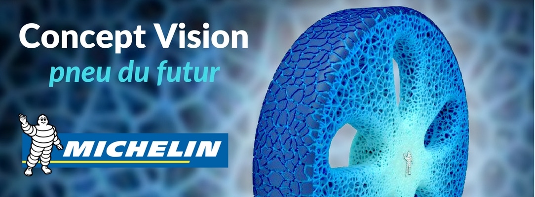 Pneu innovant Concept Vision Michelin presente au Movin'on