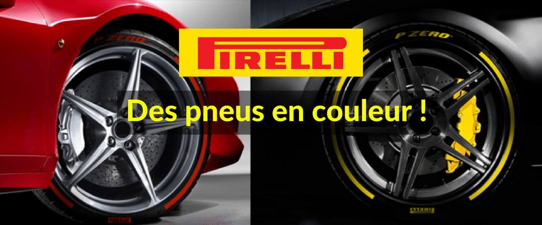 Les pneus P-Zero de Pirelli en couleur