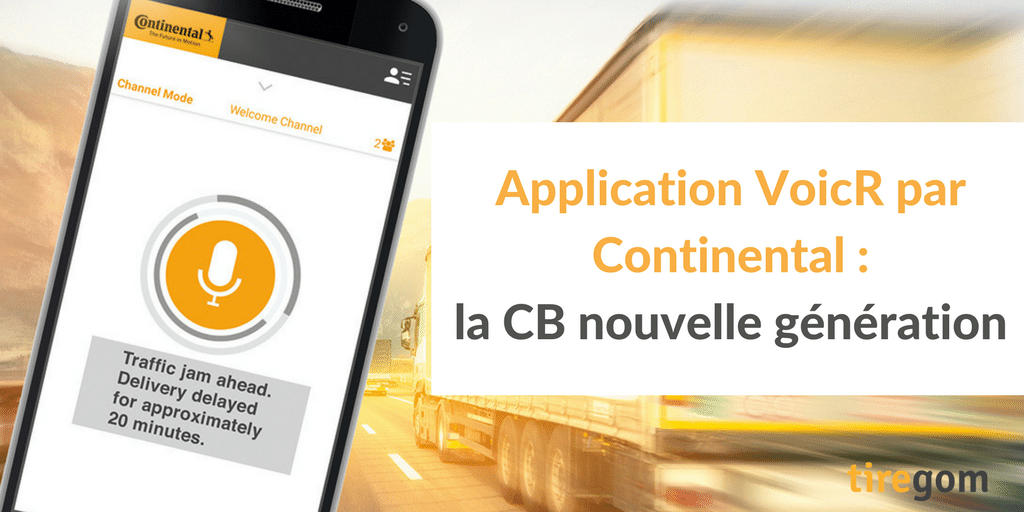 Application mobile VoicR de Continental