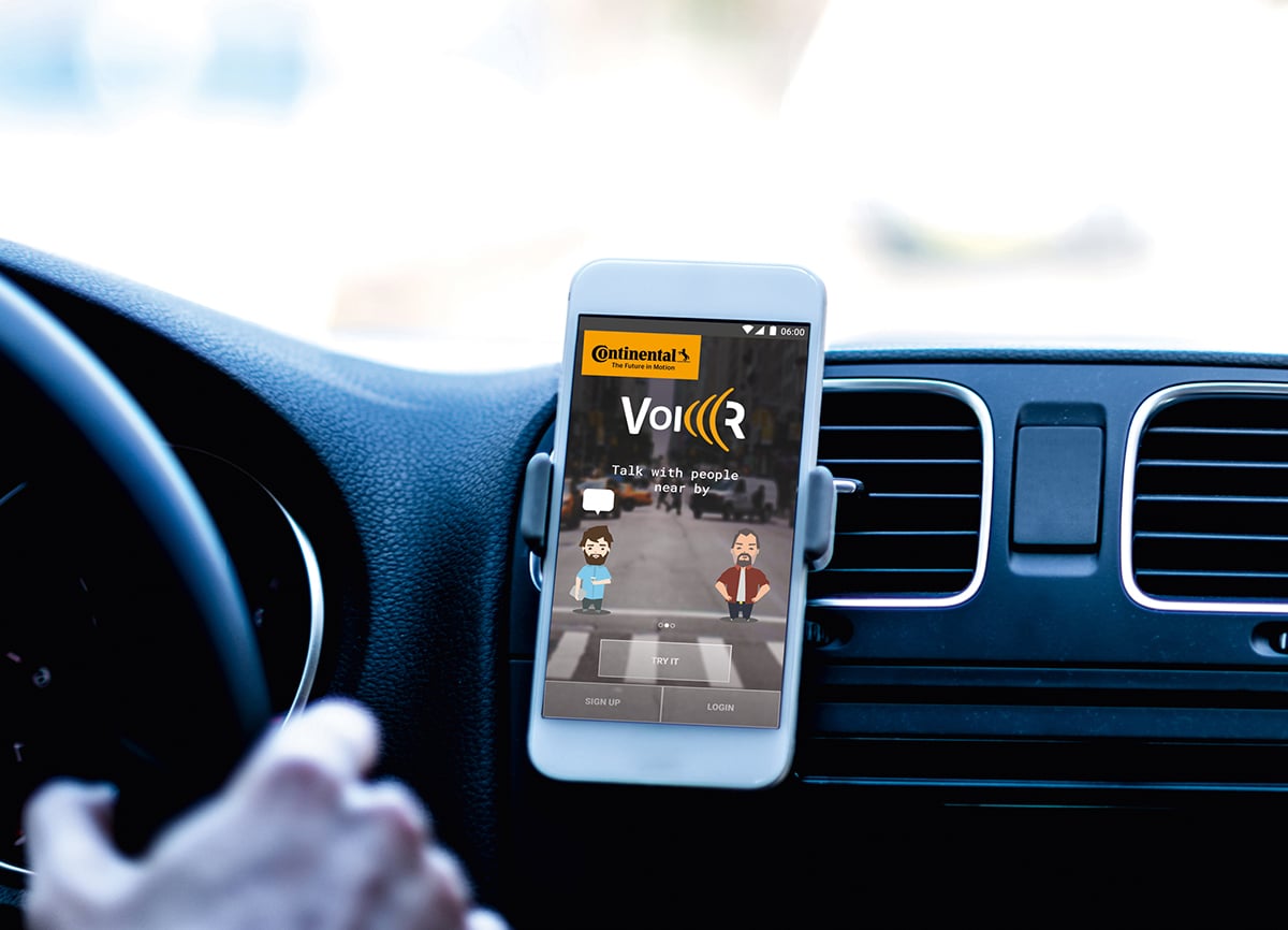 Continental application mobile VoicR