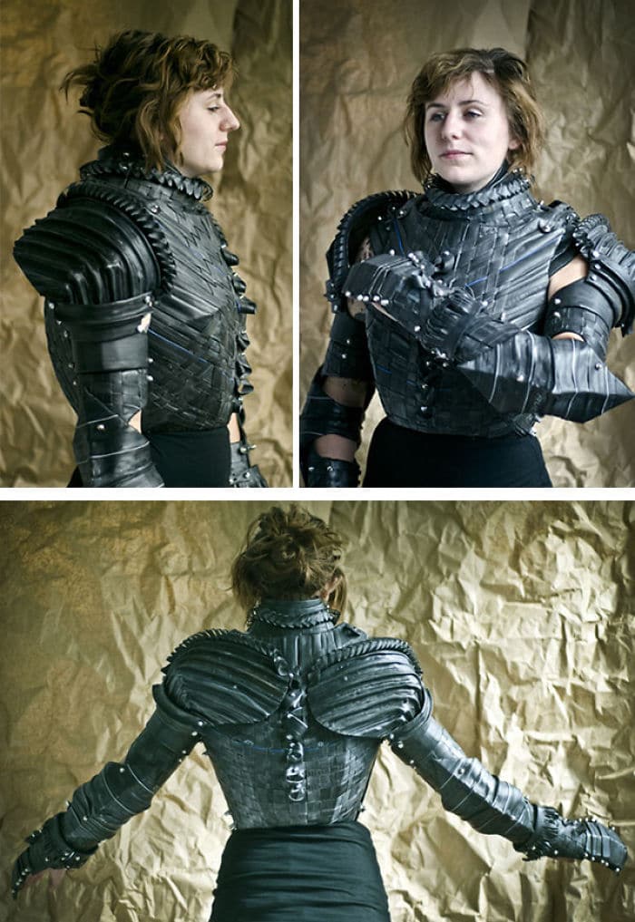 Cosplay, déguisement, théâtre, créer votre armure DIY avec des anciens pneus
