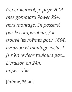 Preuve sociale livraison