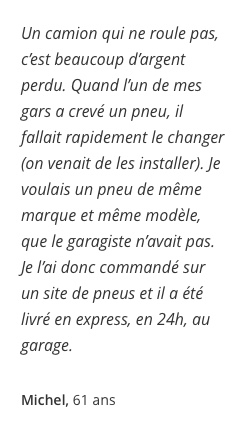 Preuve sociale livraison
