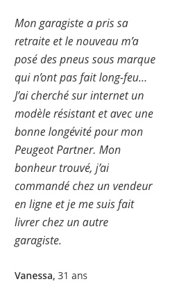 Preuve sociale livraison