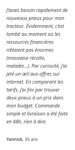 Preuve sociale livraison