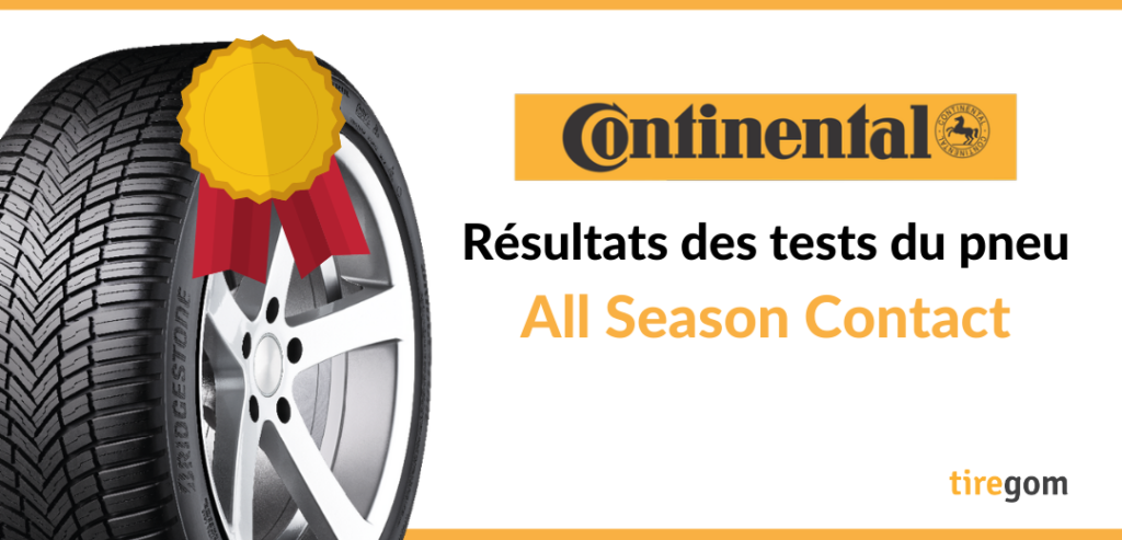 Essai comparatif pneu 4 saisons Continental All Season Contact