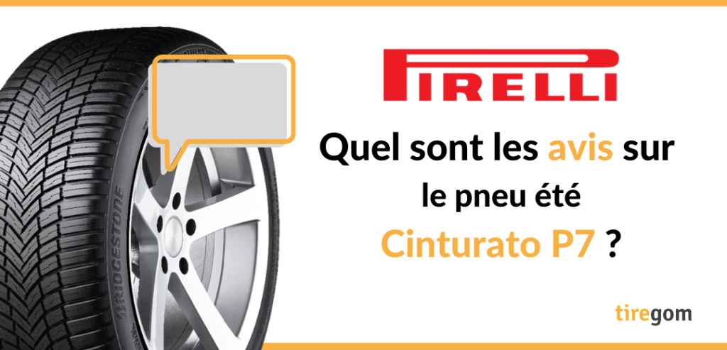 Témoignage consommateur pneu Pirelli Cinturato P7